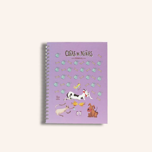 Cuaderno Cosas de Niñas cuadriculado -  80 hojas